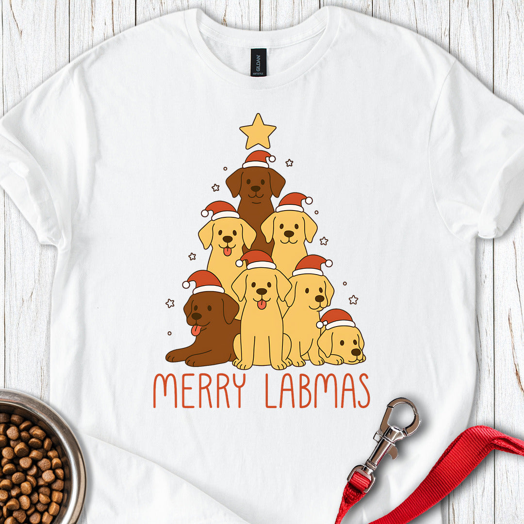 Labrador Christmas Tree White