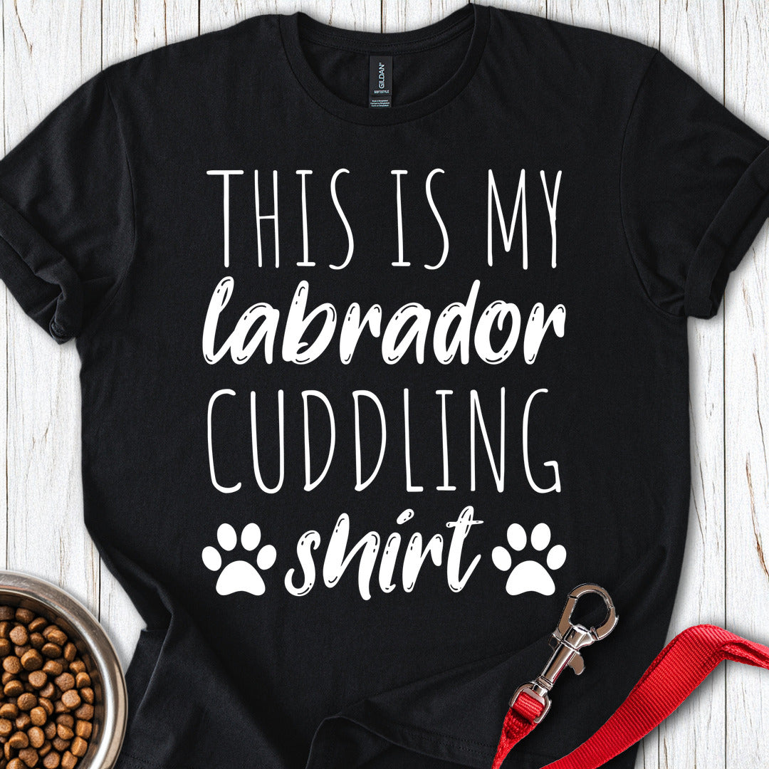 Labrador Cuddling Black