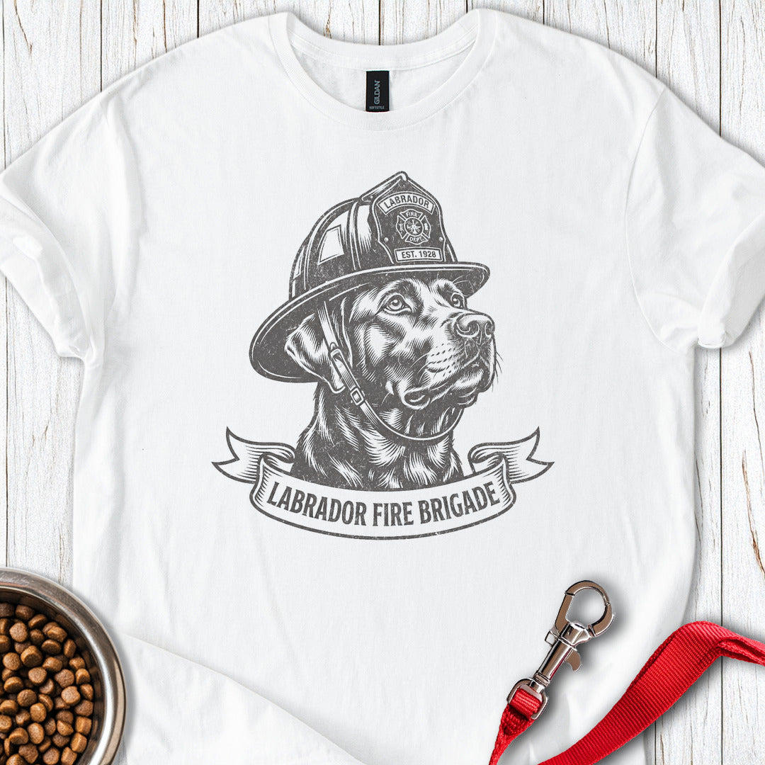 Labrador Fire Dog White