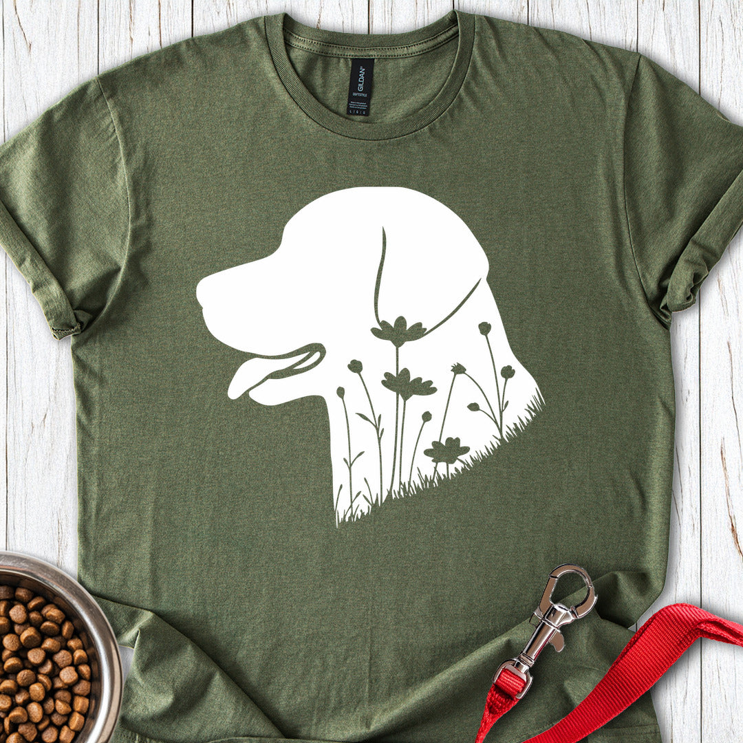 Labrador Flowers Military Green