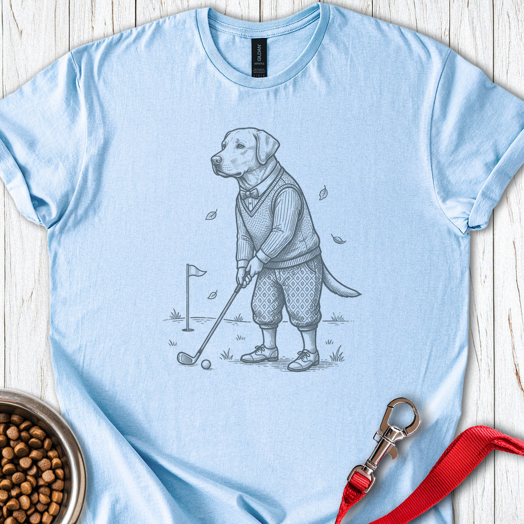 Labrador Golfer Light Blue