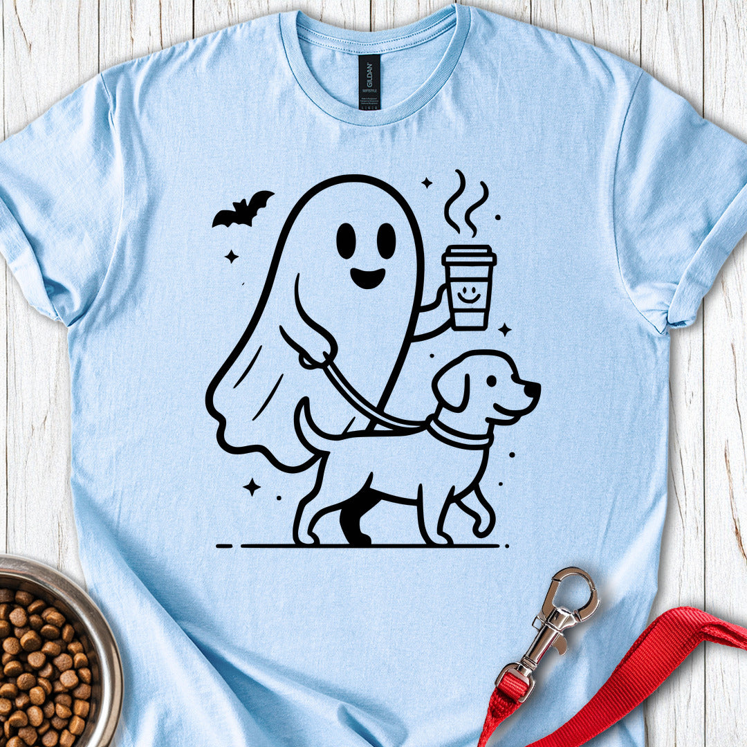 Labrador Halloween Ghost Light Blue