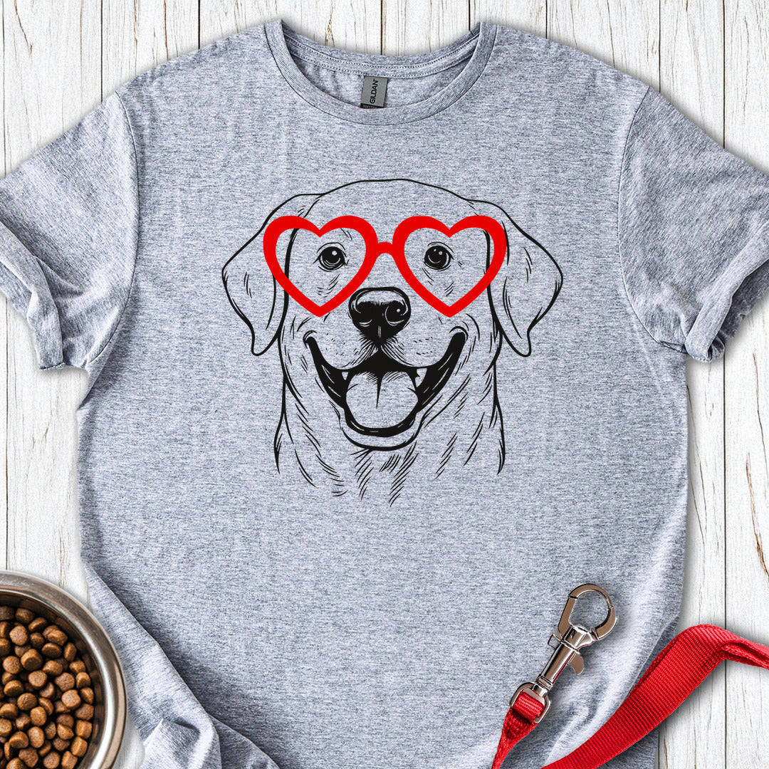 Labrador Love Glasses Sport Grey