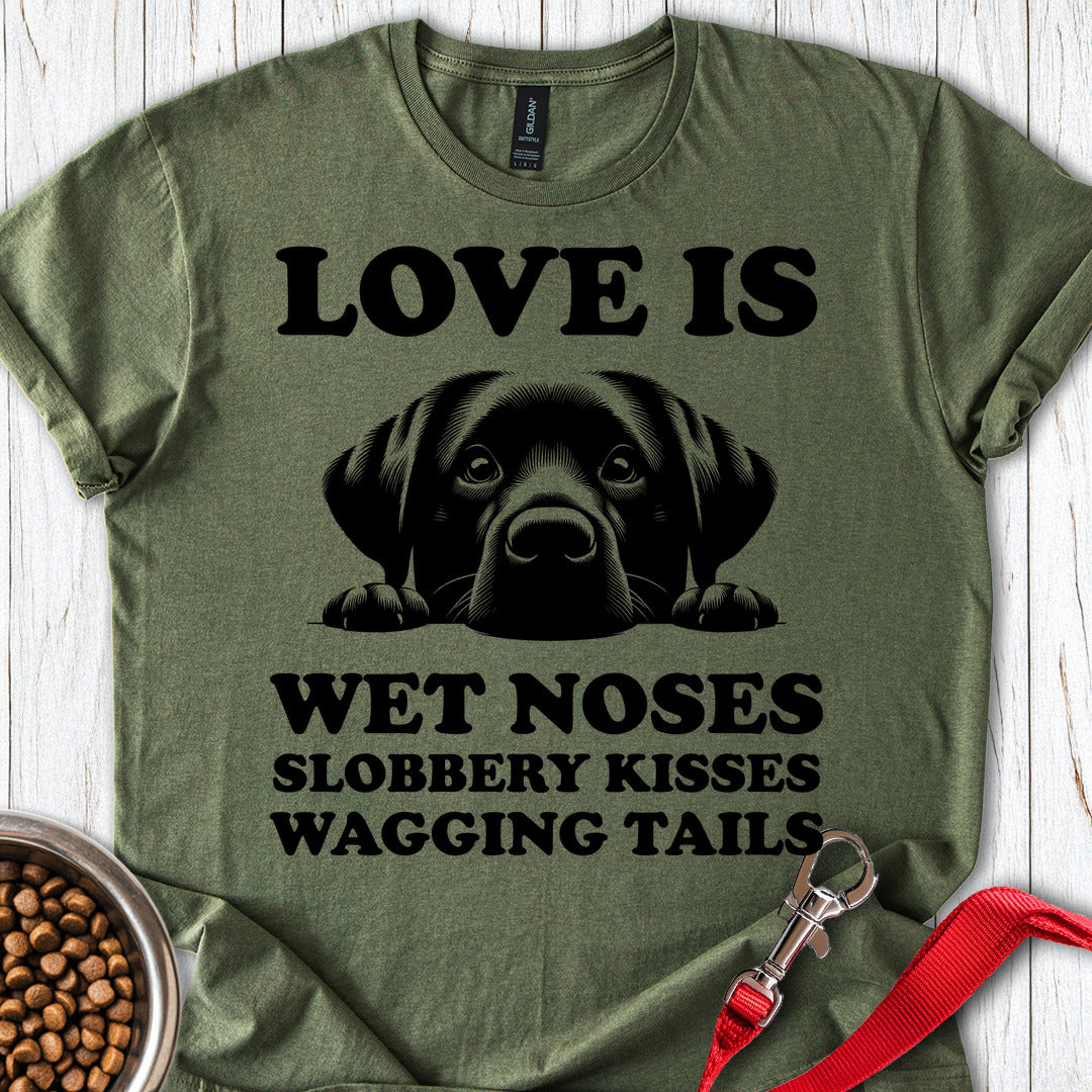 Labrador Love Is... Military Green