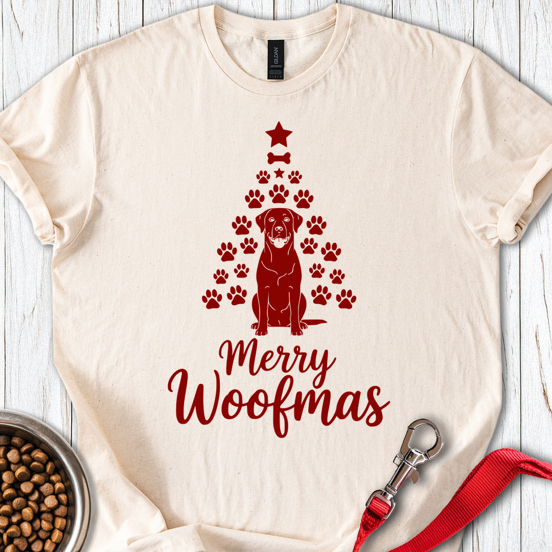 Labrador Merry Woofmas Christmas Natural