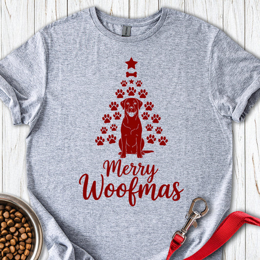 Labrador Merry Woofmas Christmas Sport Grey