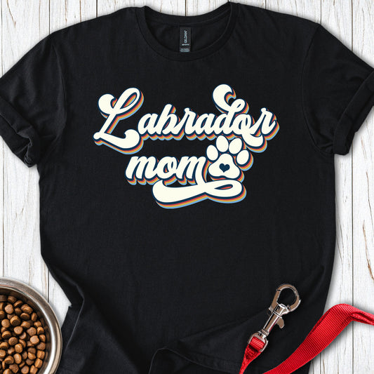 Labrador Mom Retro Black