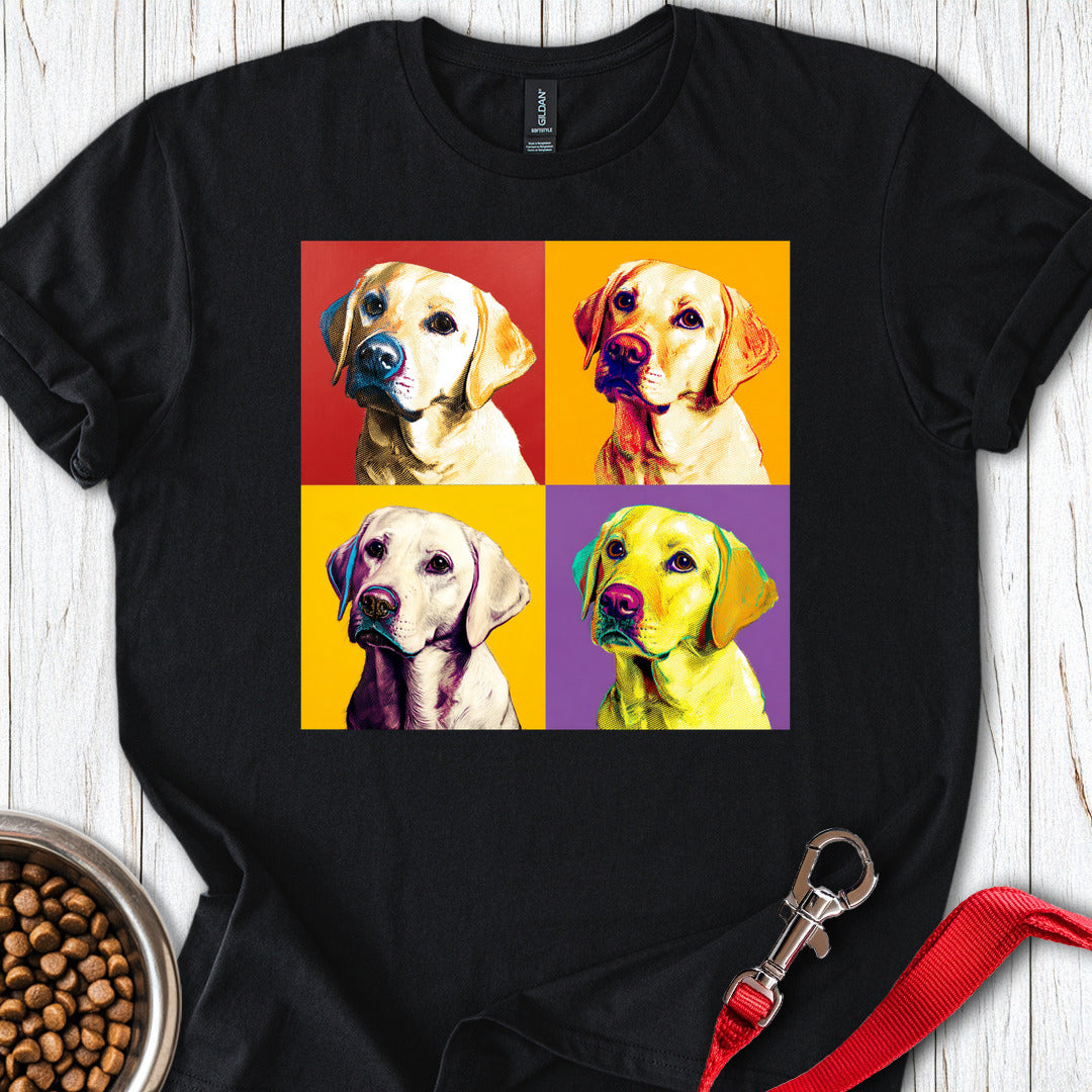 Labrador Pop Art Black