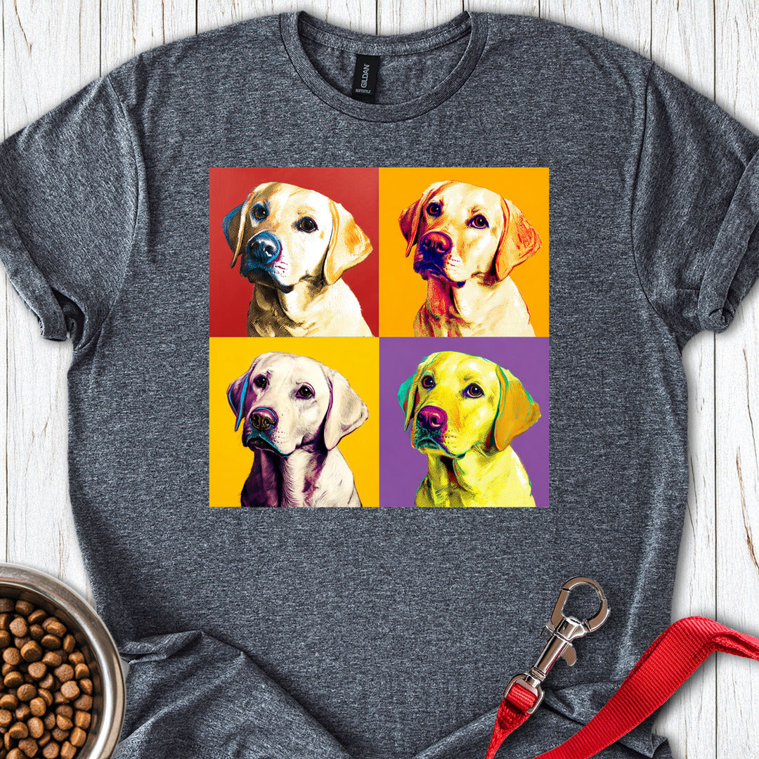 Labrador Pop Art Dark Heather