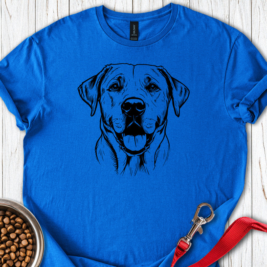 Labrador Portrait Graphic Royal