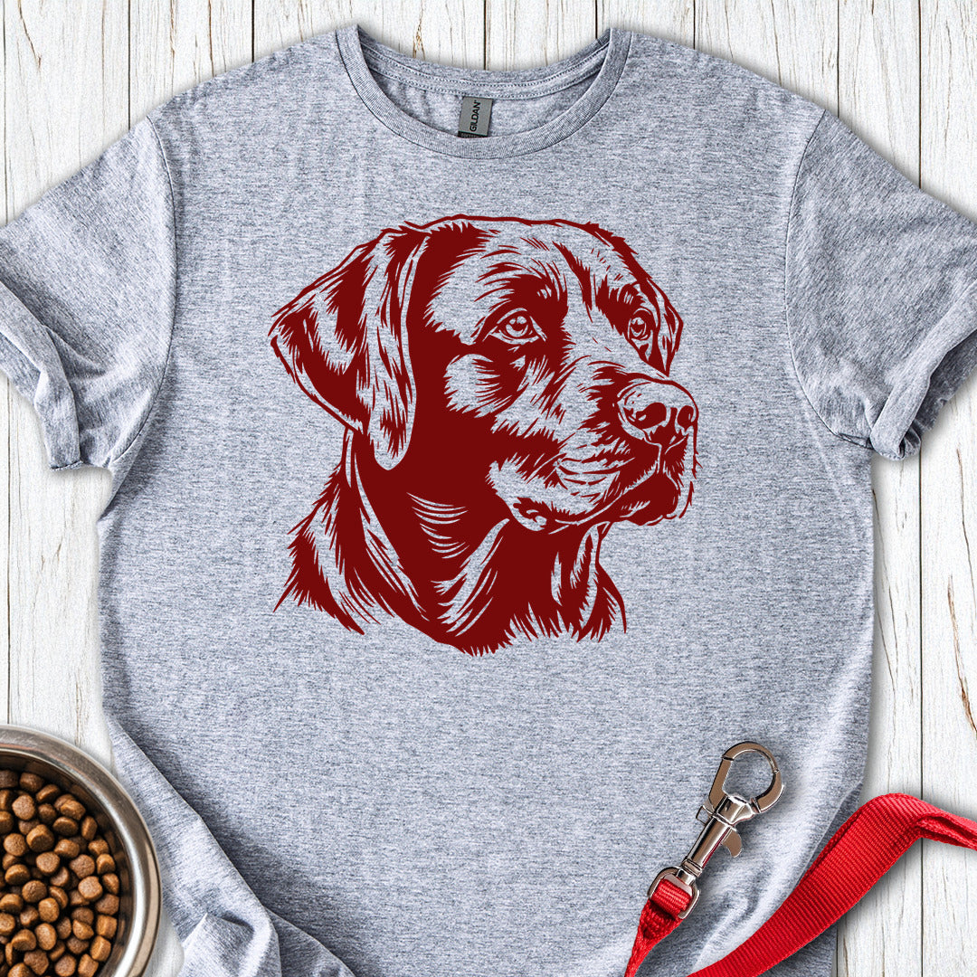 Labrador Portrait Graphic Sport Grey