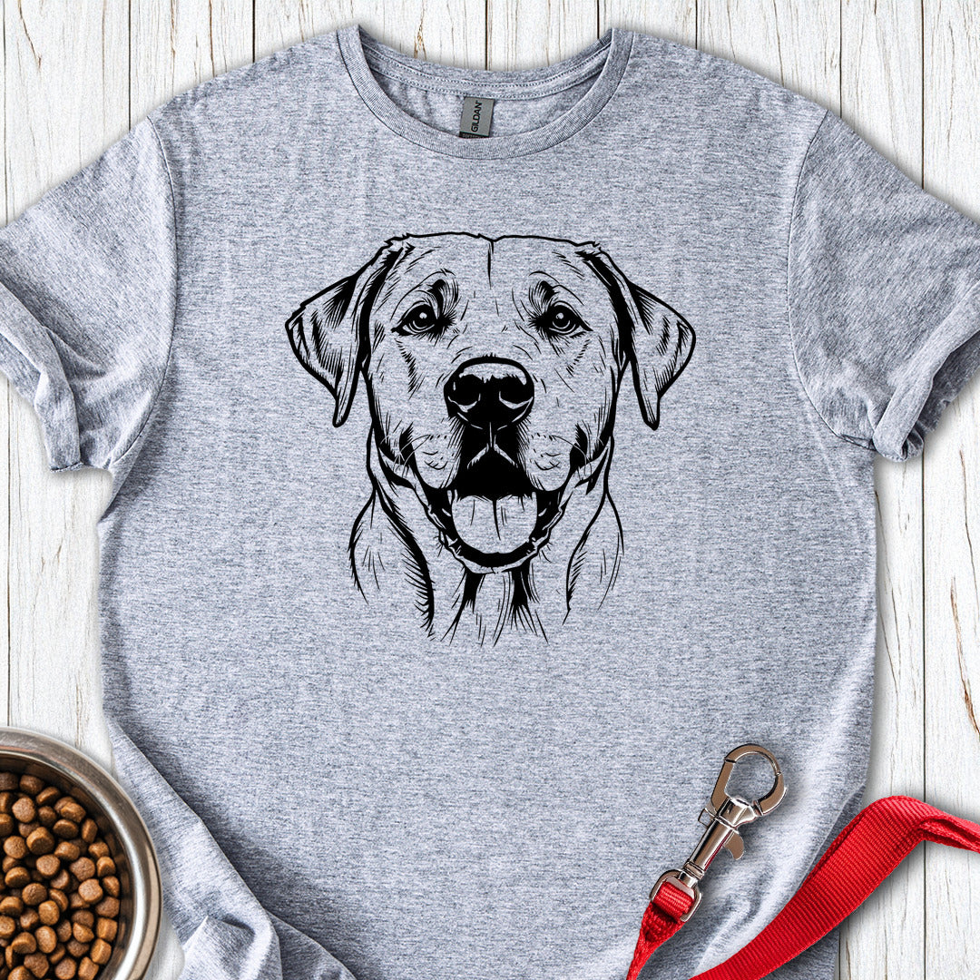 Labrador Portrait Graphic Sport Grey