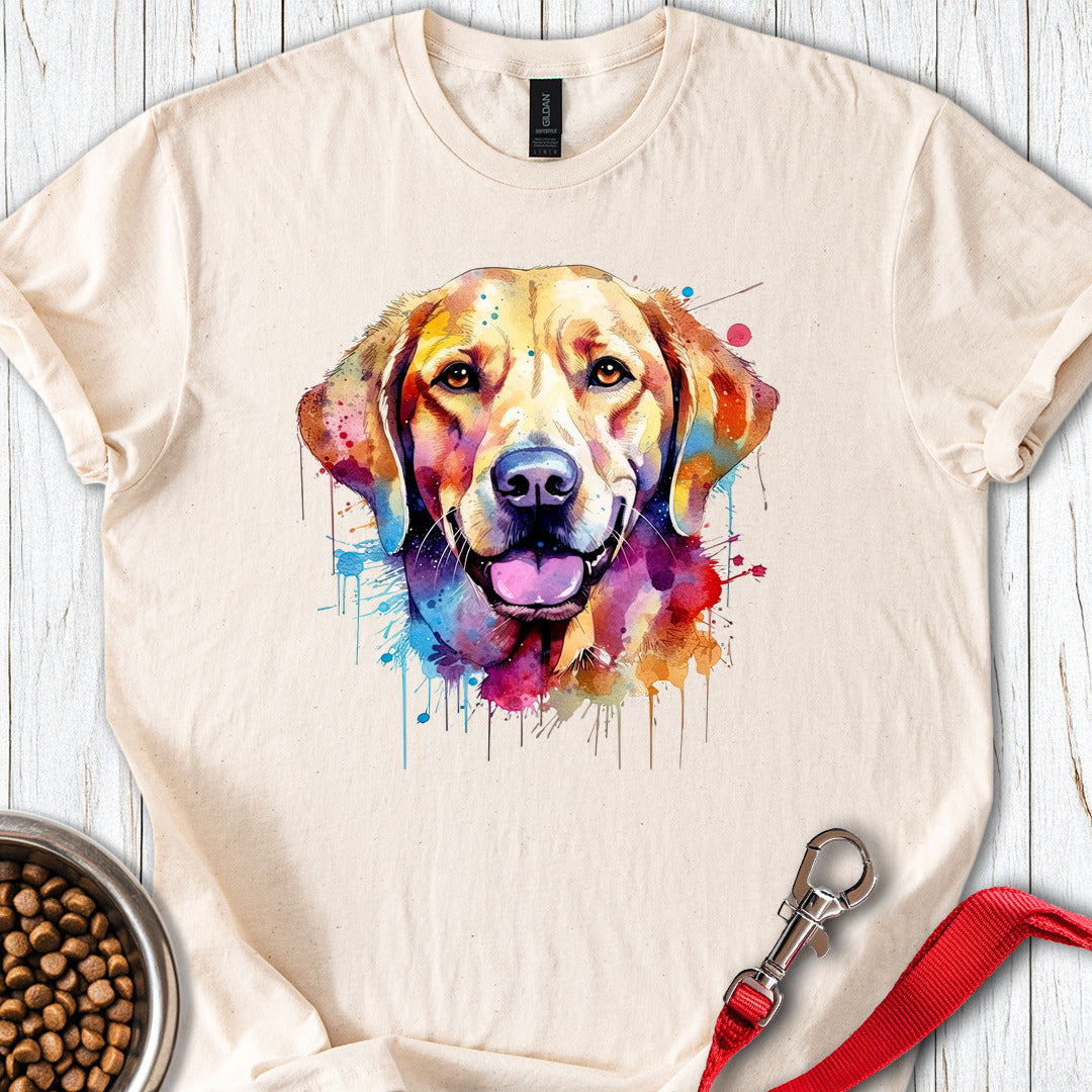 Labrador Portrait Watercolor Natural