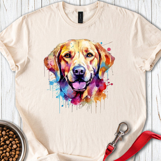 Labrador Portrait Watercolor Natural