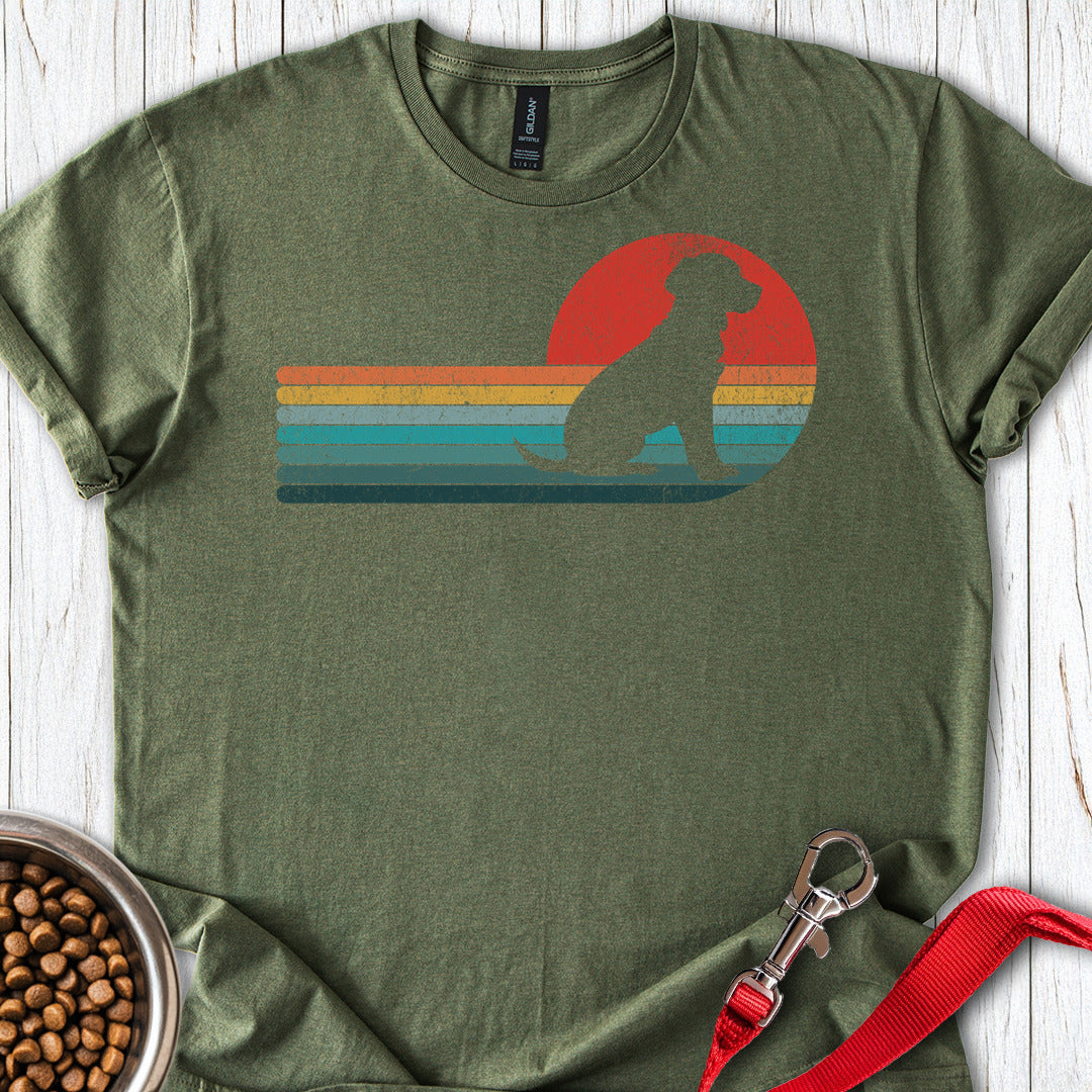 Labrador Retro Sunset Military Green