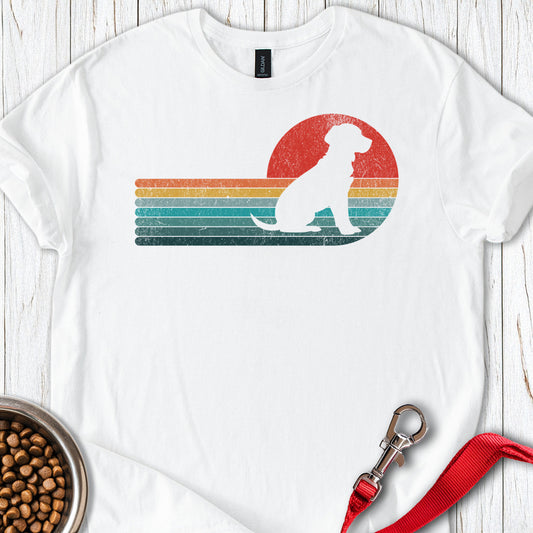 Labrador Retro Sunset White