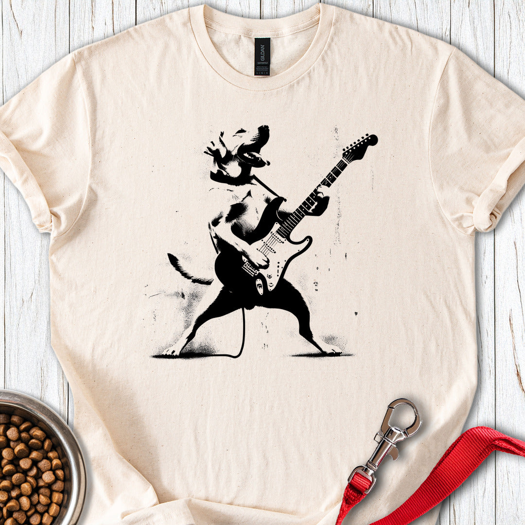 Labrador Rocking the Guitar Natural