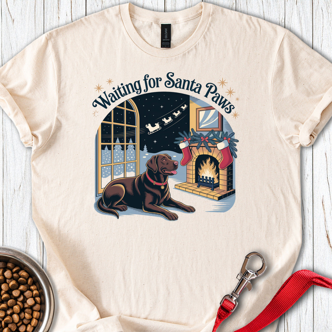 Labrador Santa Paws Christmas Natural