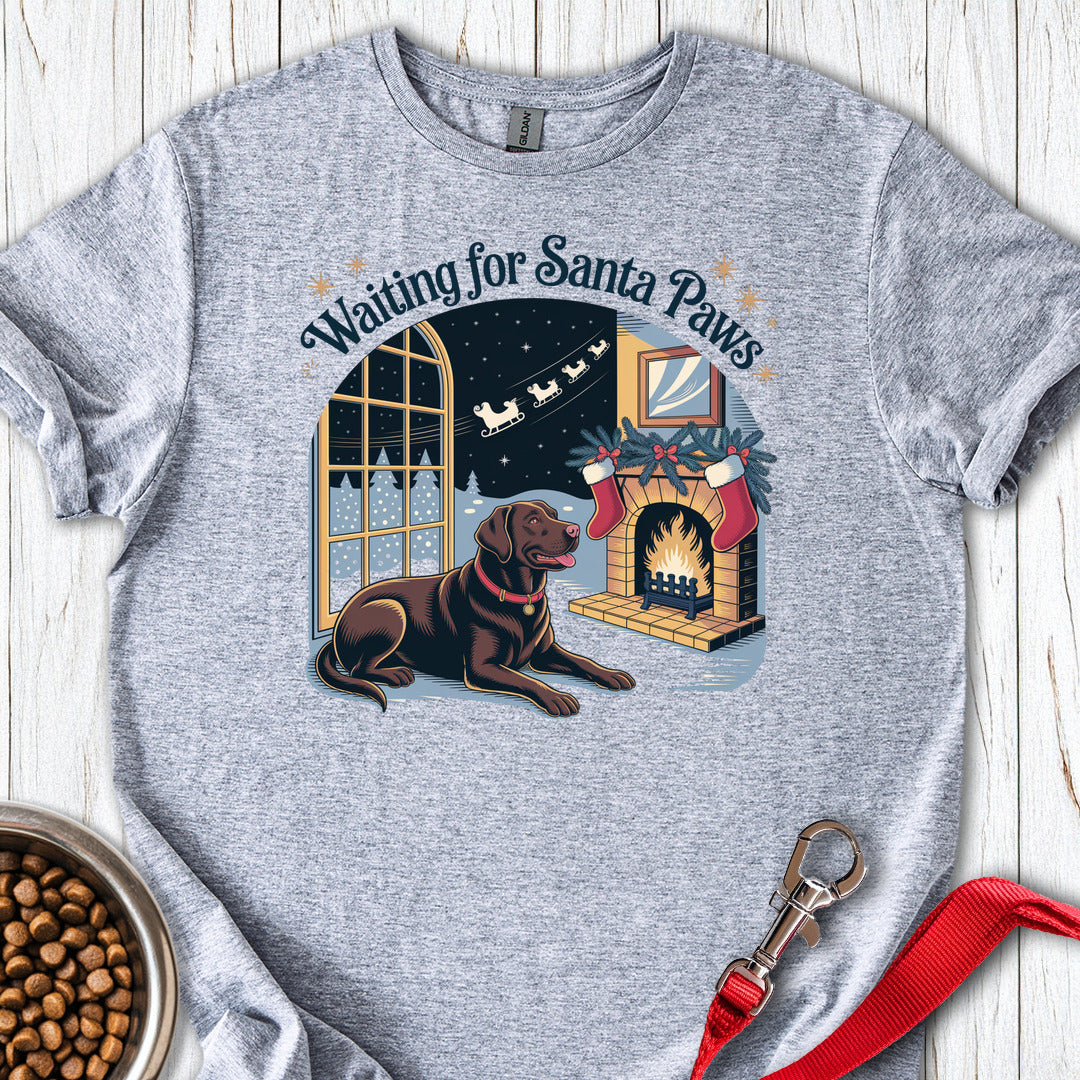 Labrador Santa Paws Christmas Sport Grey
