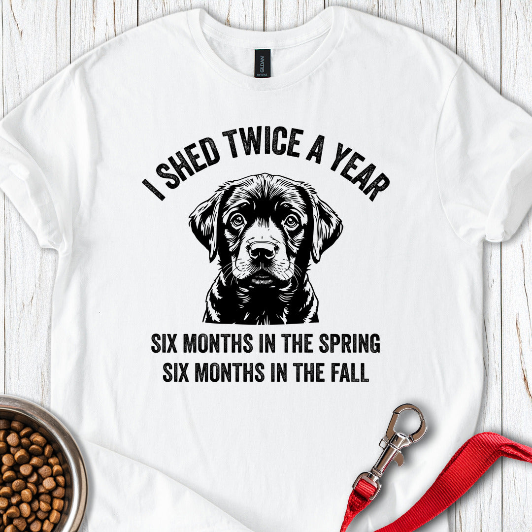 Labrador Shed Funny White