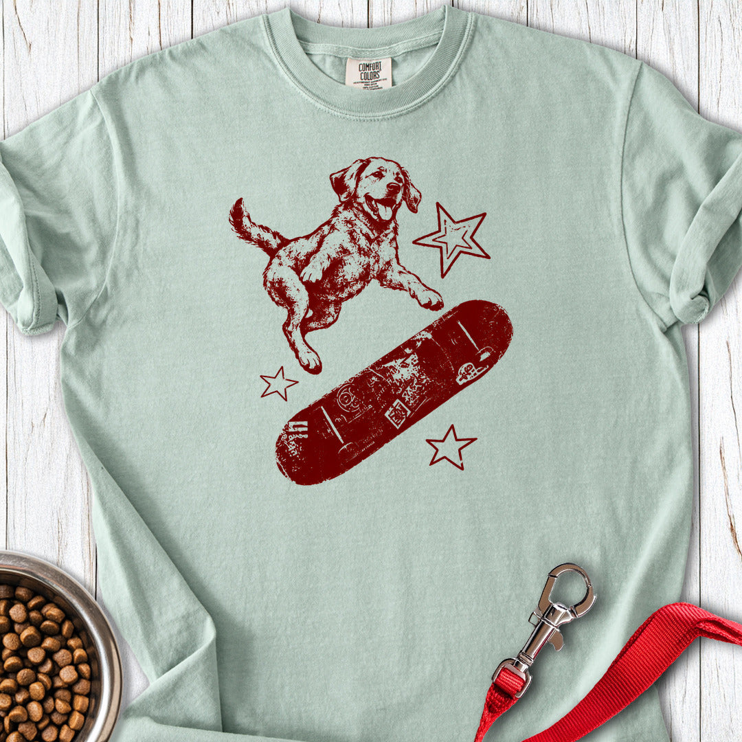 Labrador Skateboard Y2K Premium Tee Bay