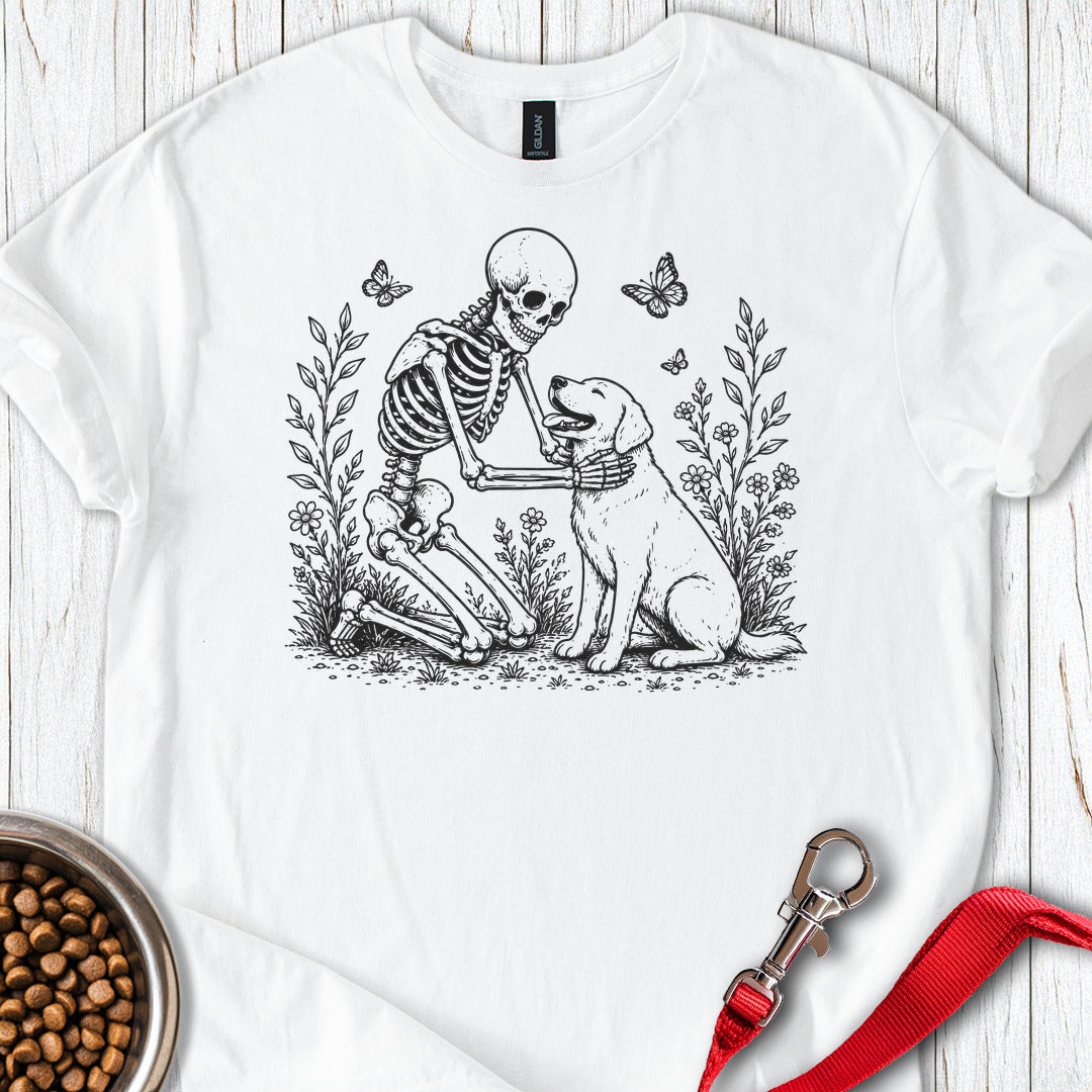 Labrador Skeleton Halloween White