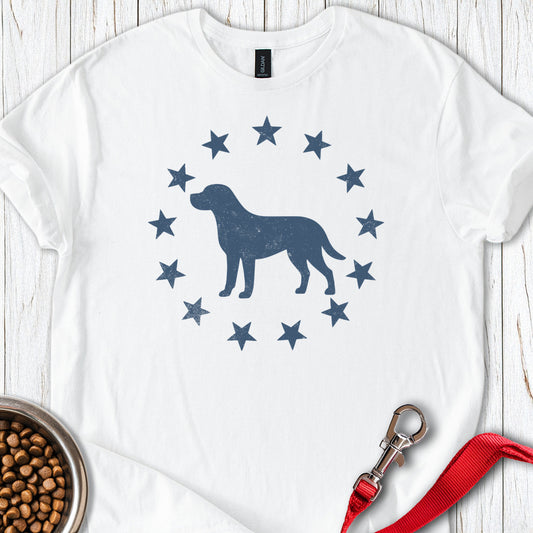 Labrador & Stars White