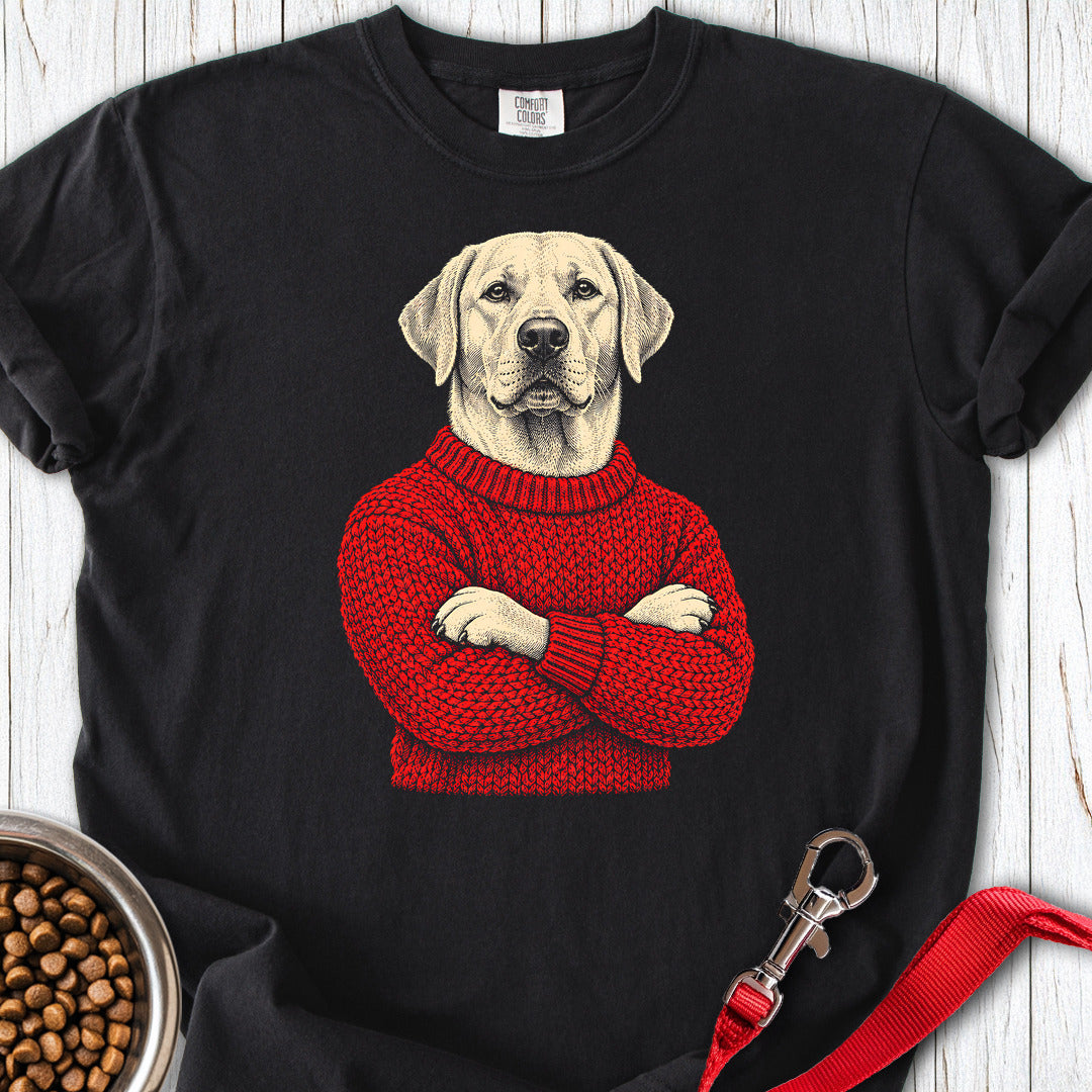 Labrador Sweatshirt Premium Tee Black