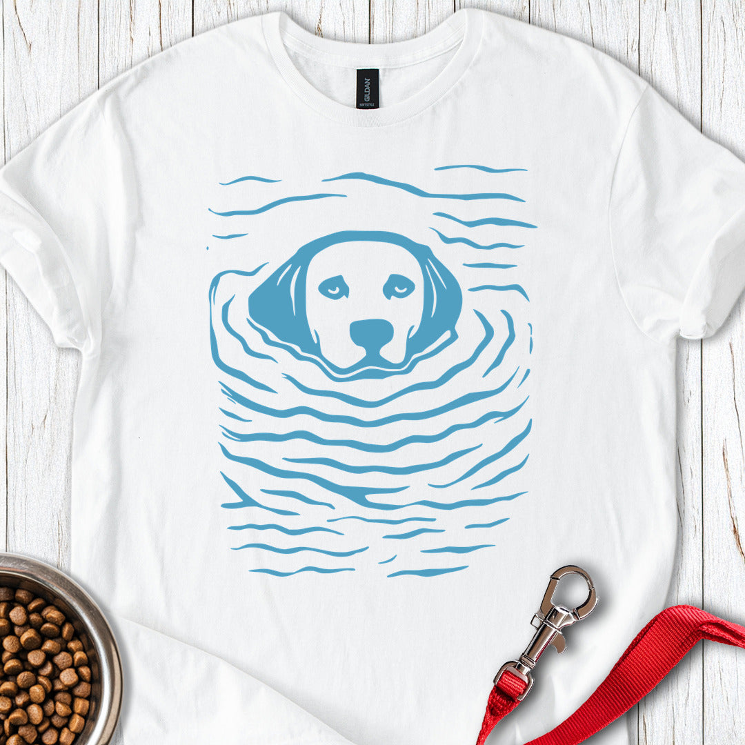 Labrador Swimming White