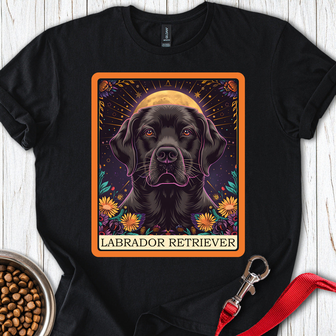 Labrador Tarot Card Black