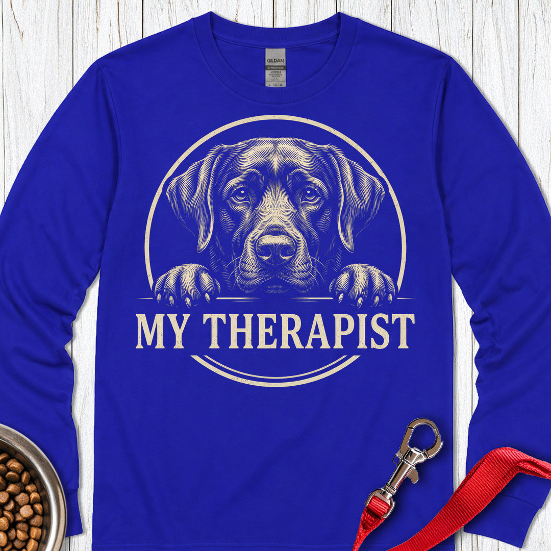 Labrador Therapist Long Sleeve — Royal