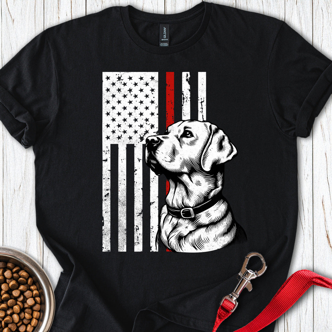 Labrador Thin Red Line Black