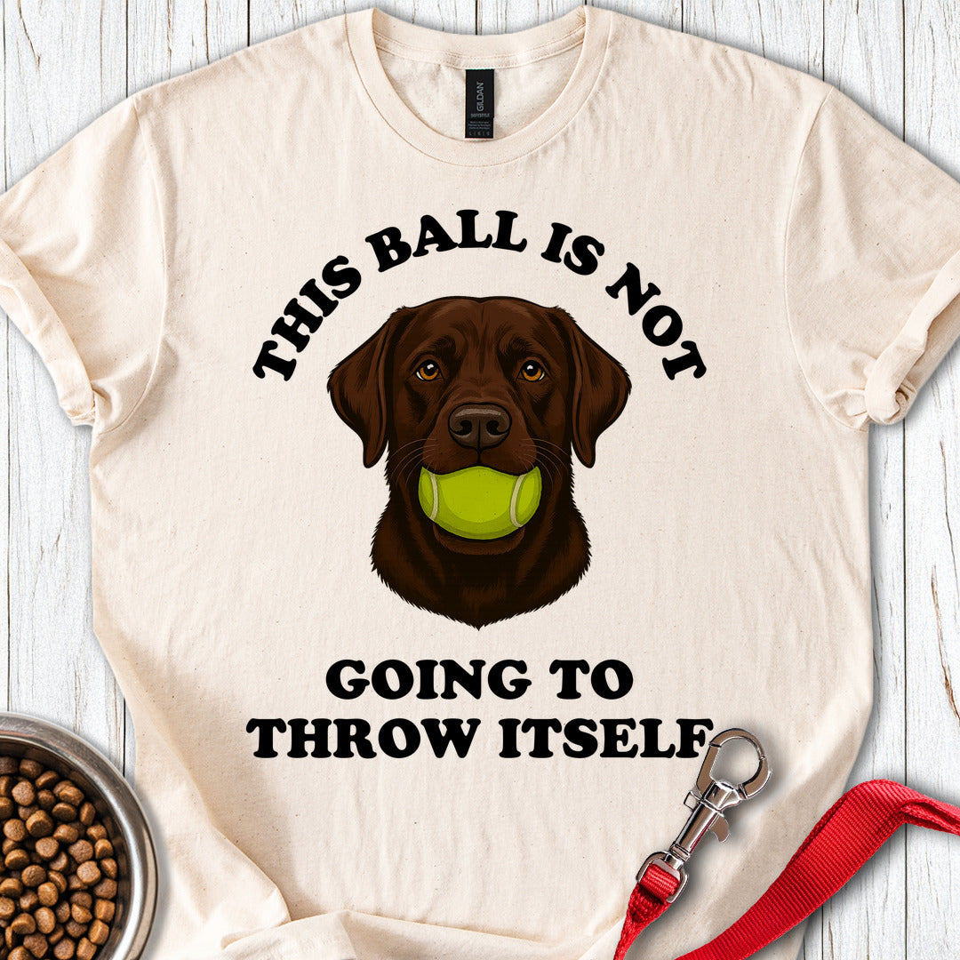 Labrador Throw The Ball Natural