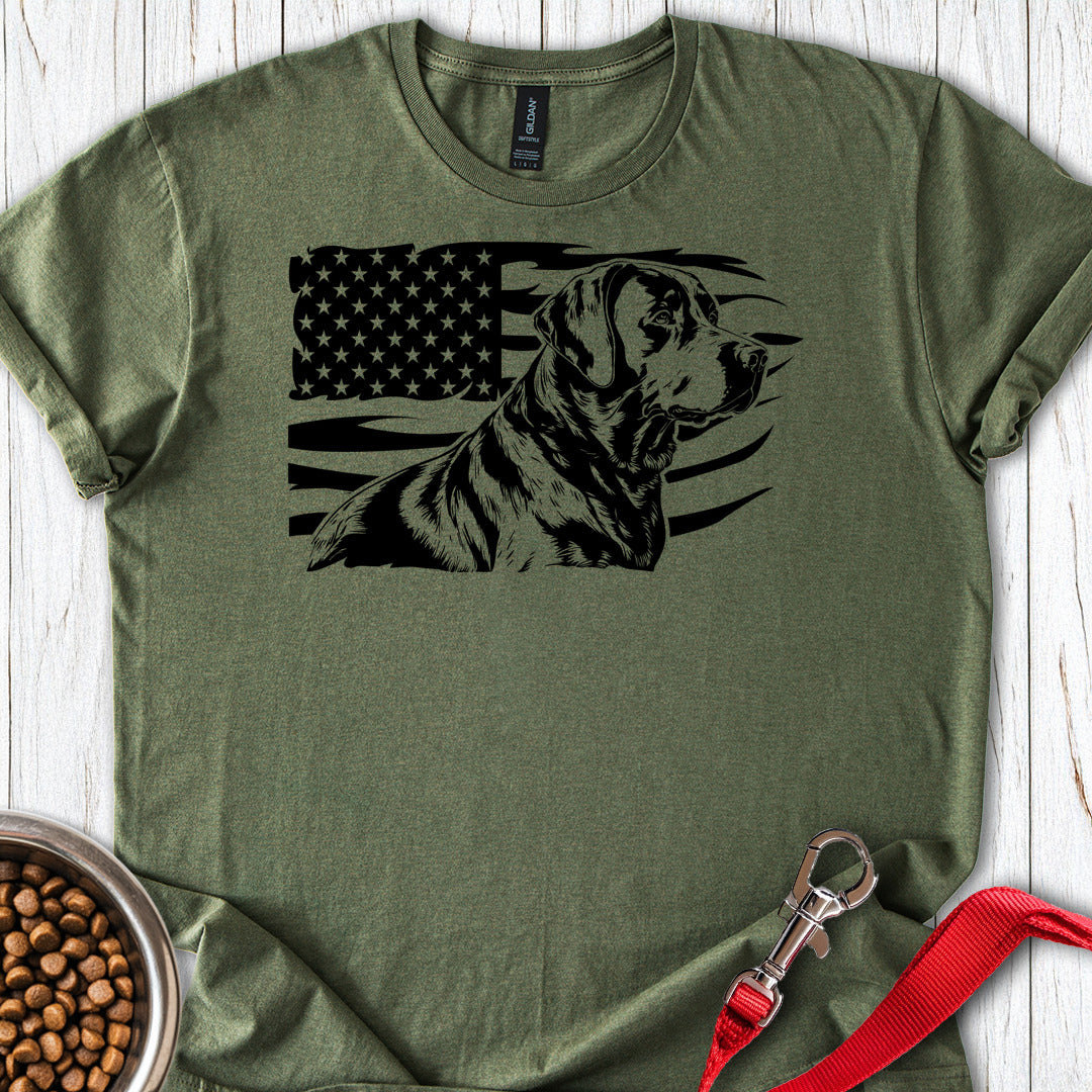Labrador USA Flag Military Green