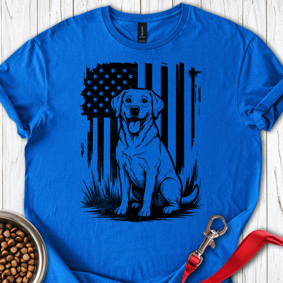 Labrador USA Flag Royal
