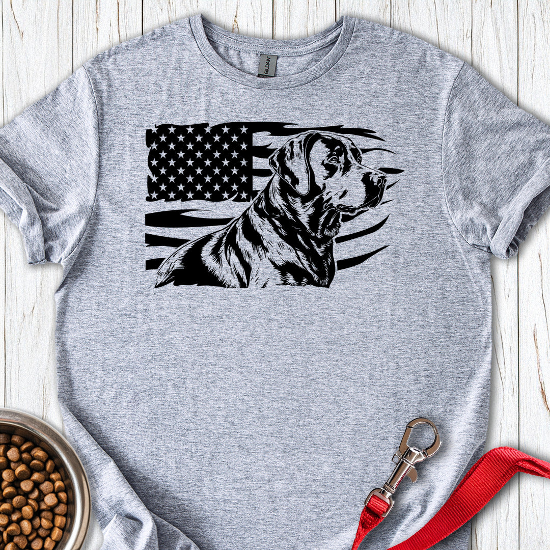 Labrador USA Flag Sport Grey