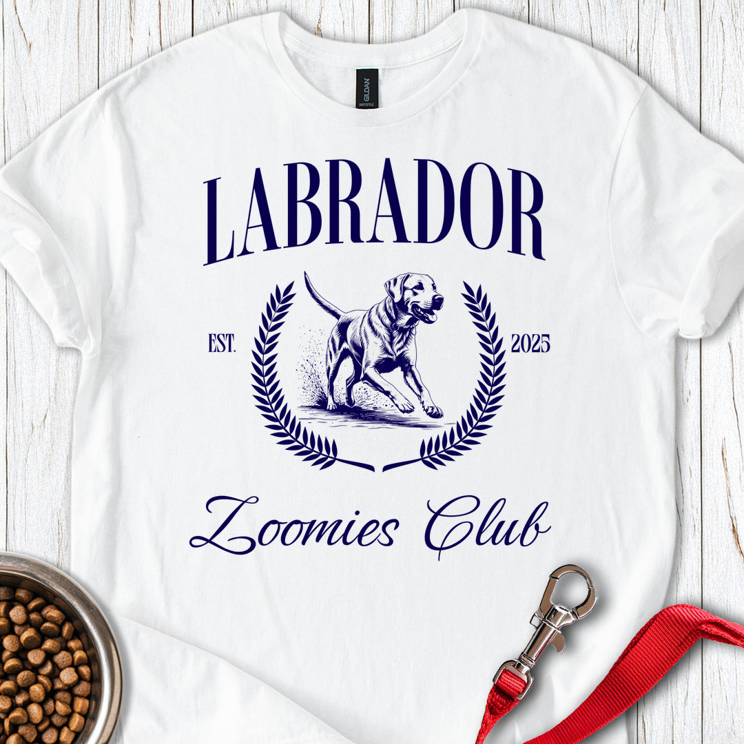 Labrador Zoomies Club White