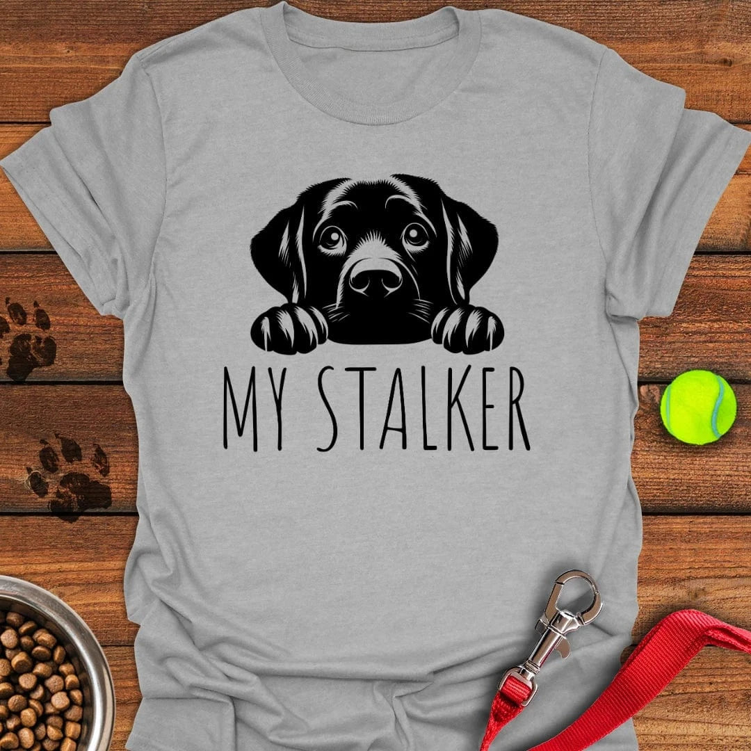My Stalker Labrador T-Shirt Sport Grey
