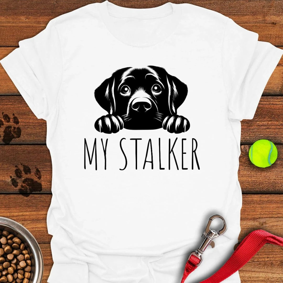 My Stalker Labrador T-Shirt White