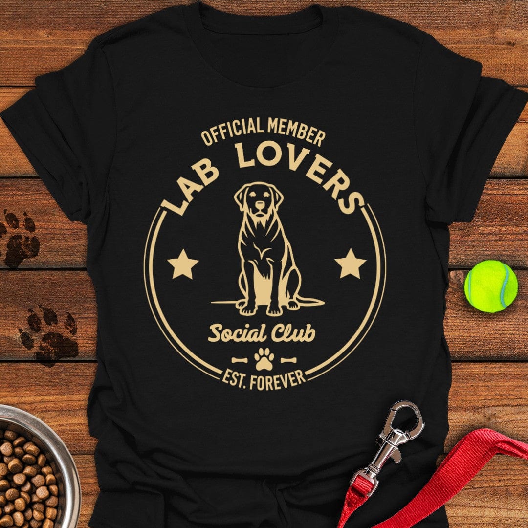 Lab Lovers Social Club T-Shirt Black