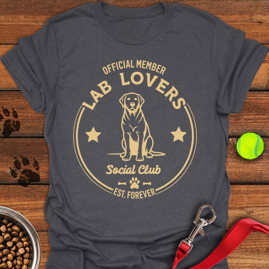 Lab Lovers Social Club T-Shirt Dark Heather