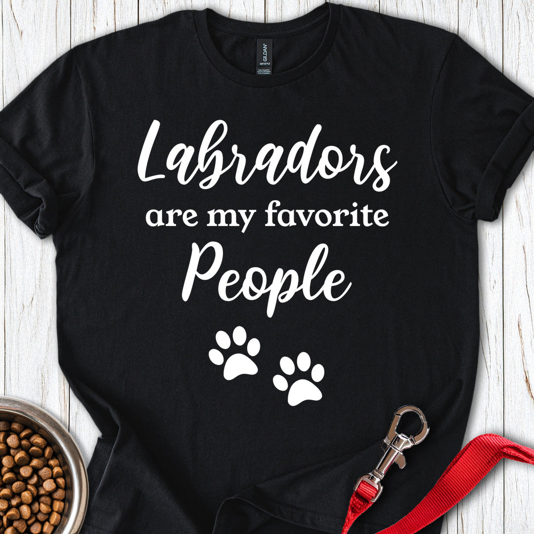 Labradors Are My Favorite People Black
