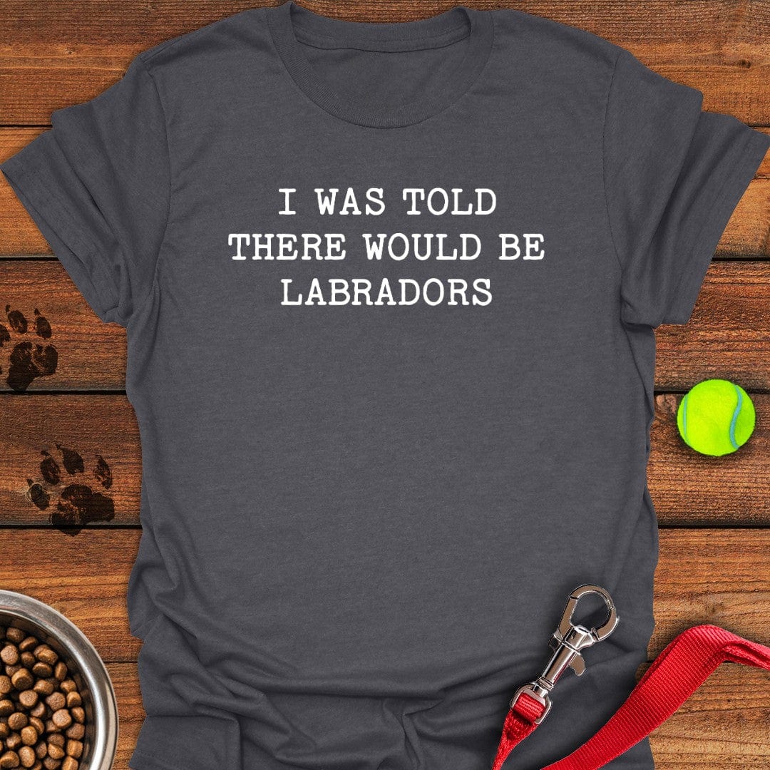 There Would Be Labradors T-Shirt Dark Heather