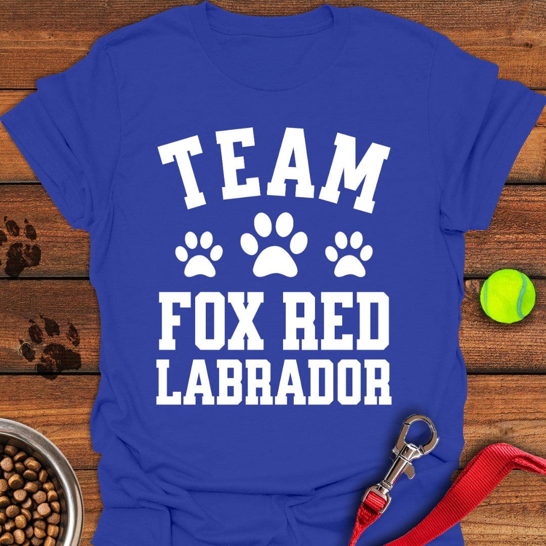 Team Fox Red Labrador T-Shirt Royal