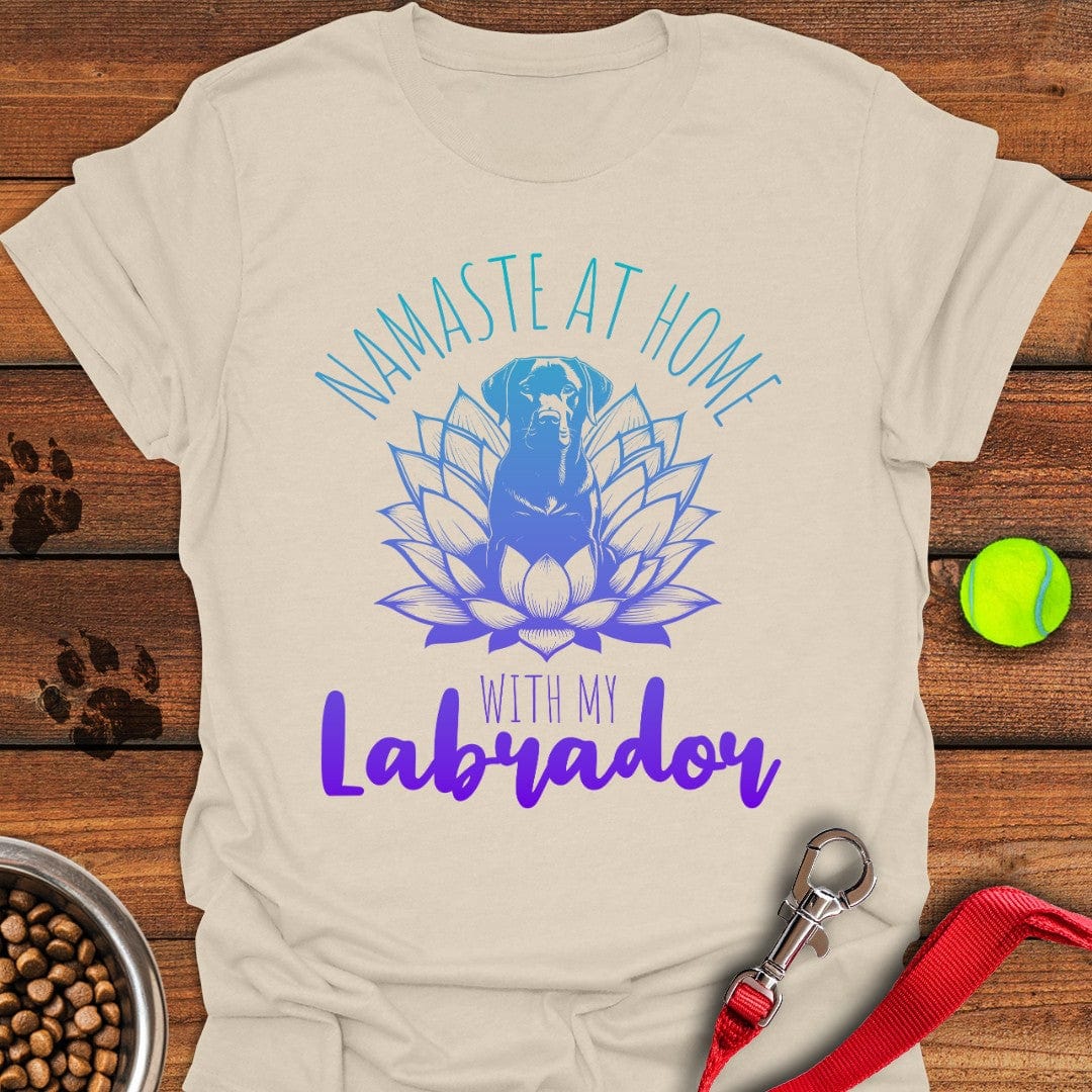 Labrador Yoga T-Shirt Natural