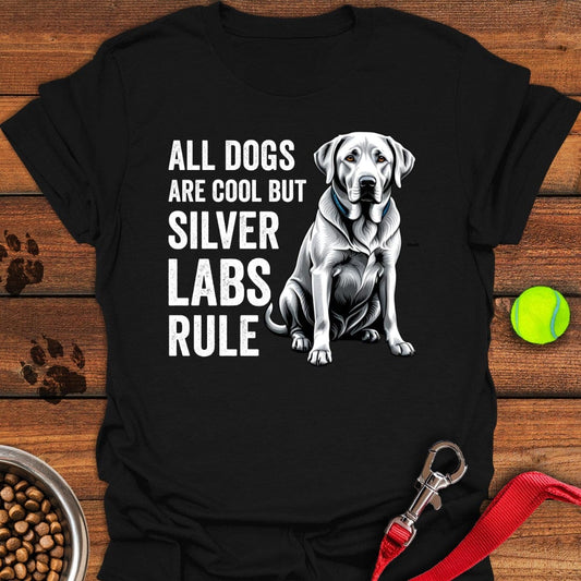 Silver Labs Rule T-Shirt Black