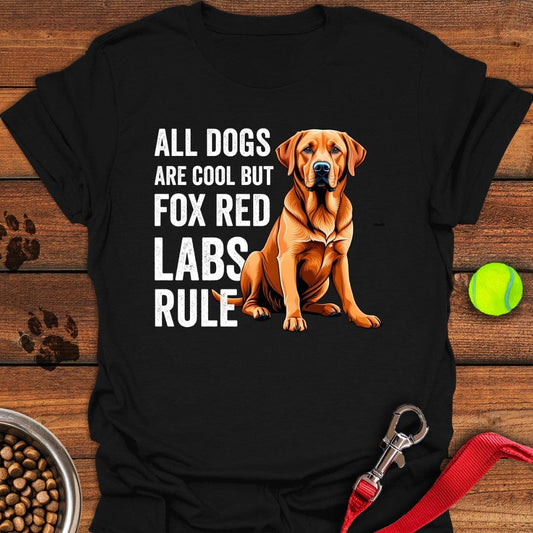 Fox Red Labs Rule T-Shirt Black