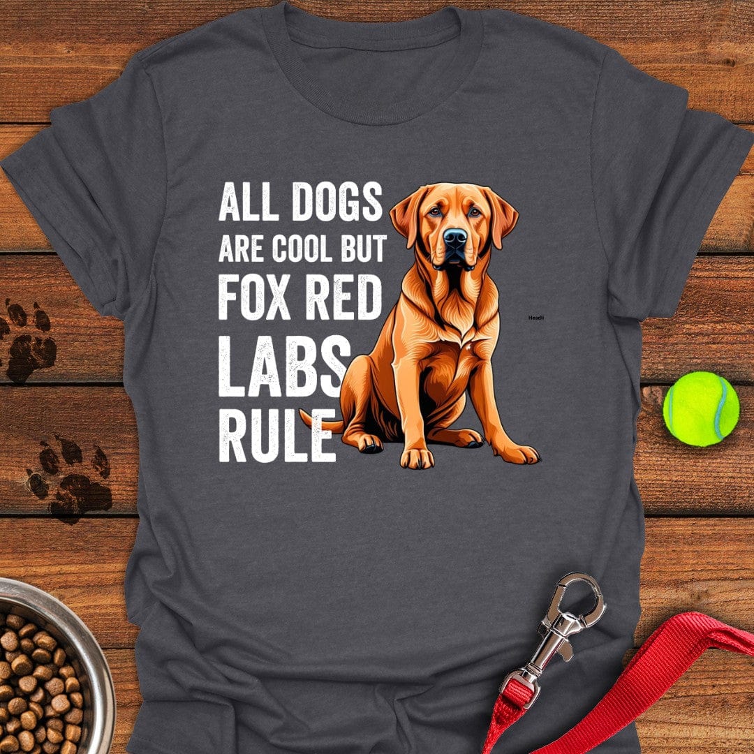 Fox Red Labs Rule T-Shirt Dark Heather