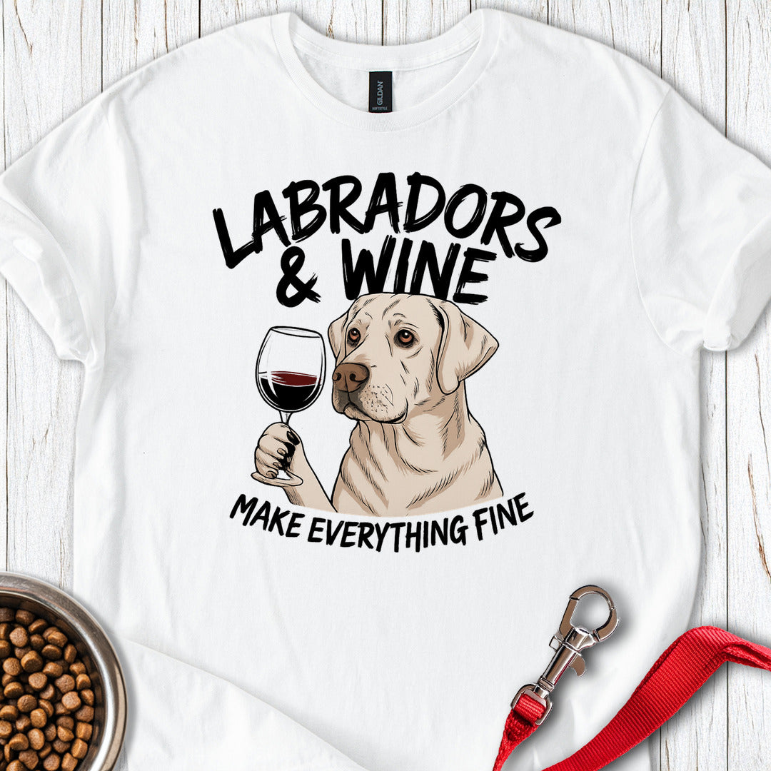 Labradors & Wine White