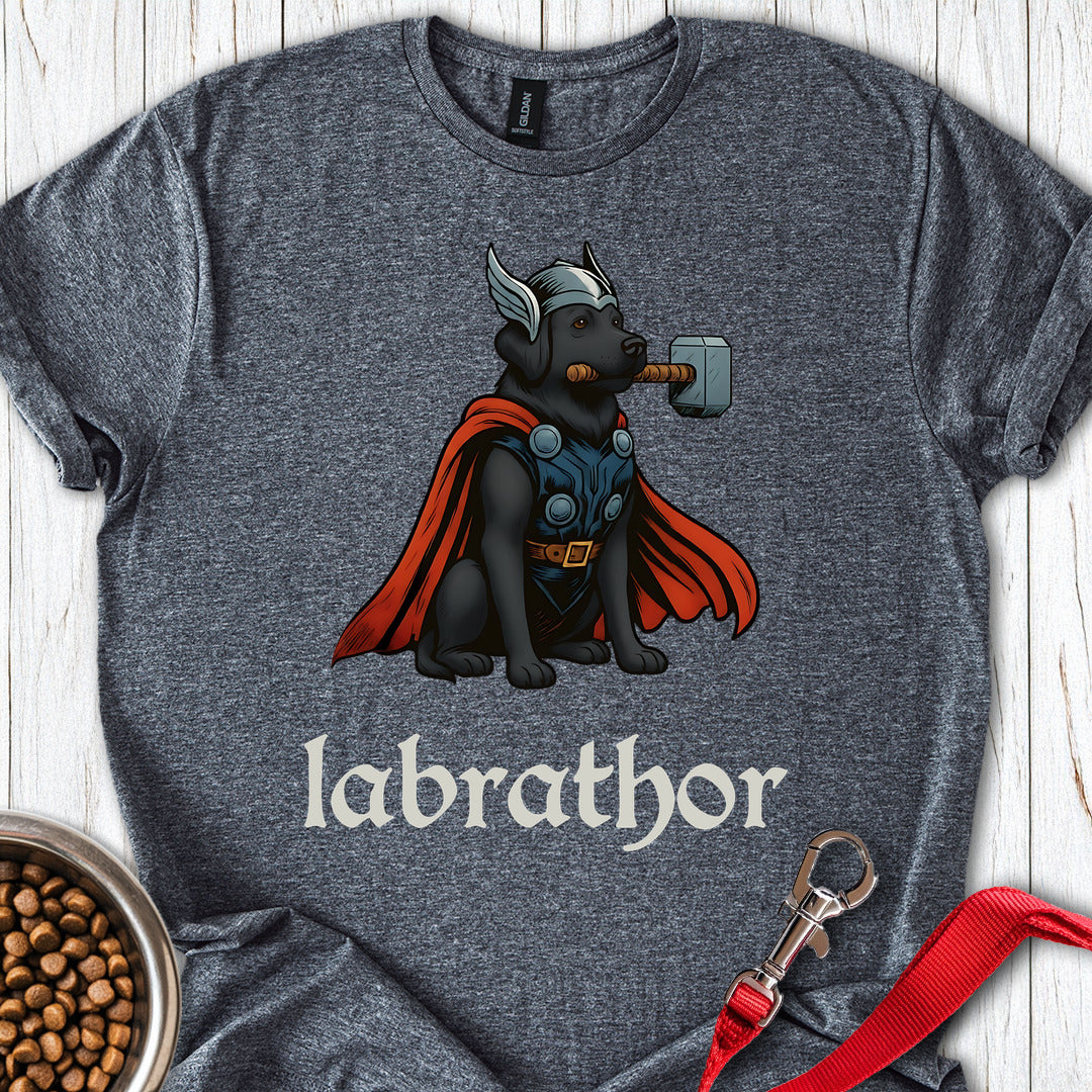 Labrathor Black Labrador Dark Heather